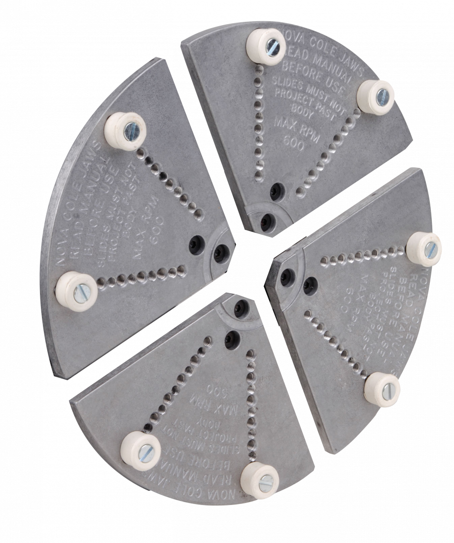 NOVA CHUCK ACCESSORY STANDARD COLE JAW (SKU JSCOLE) - NOVA, a Teknatool  Brand